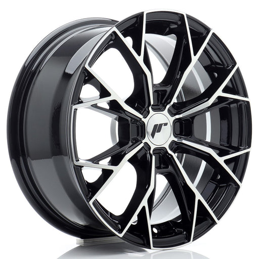 Japan Racing JR49 Gloss Black Machined Face - 16x7  | BLANK | 20-42 | 67.1mm