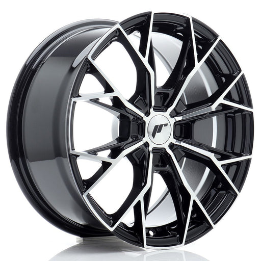 Japan Racing JR49 Gloss Black Machined Face - 17x8  | BLANK | 20-40 | 67.1mm