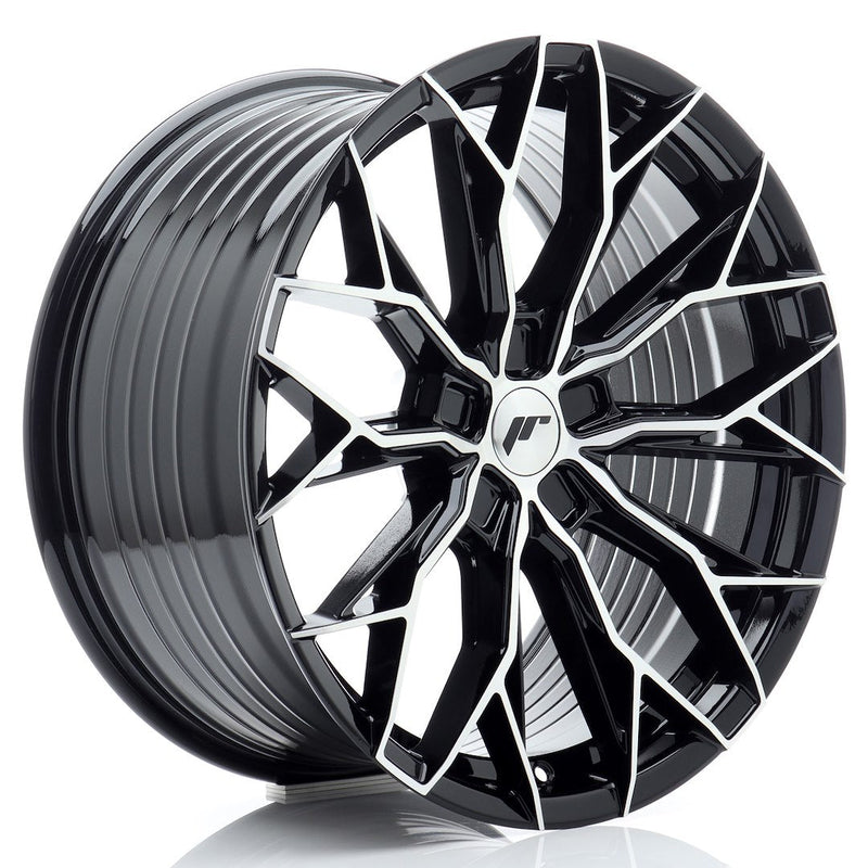 Japan Racing JR49 Gloss Black Machined Face - 19x9.5  | BLANK | 20-45 | 72.6mm