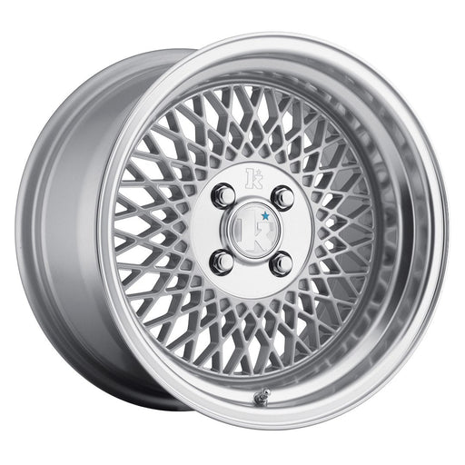 Klutch SL1 Silver w/Machined Lip - 15x8.5 | 4x100 | +17 | 67.1mm