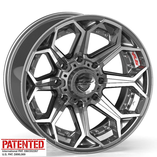 4PLAY-4P80R-Brushed-Gunmetal-Gunmetal-20x10-124.1-wheels-rims-felger-FelgGiganten