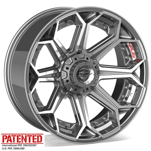 4PLAY-4P80R-Brushed-Gunmetal-Gunmetal-22x10-106-wheels-rims-felger-FelgGiganten