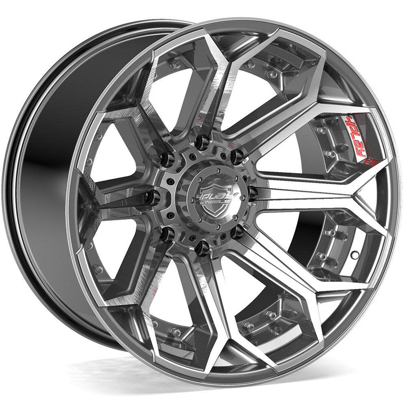 4PLAY-4P80R-Brushed-Gunmetal-Gunmetal-22x12-124.9-wheels-rims-felger-FelgGiganten