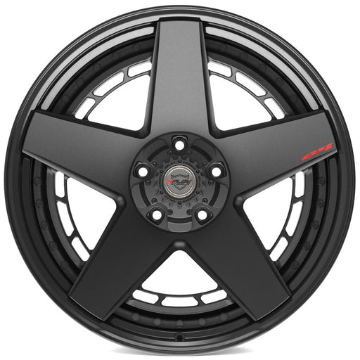 4PLAY-4PF5-Matte-Black-Center-and-Gloss-Black-Barrel-Black-22x10-110-wheels-rims-felger-FelgGiganten