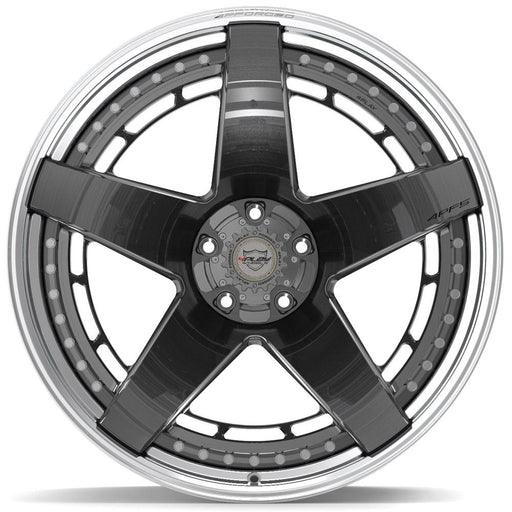 4PLAY-4PF5-Brushed-with-Tinted-Clear-Center-and-Polished-Barrel-Gunmetal-24x14-87-wheels-rims-felger-FelgGiganten