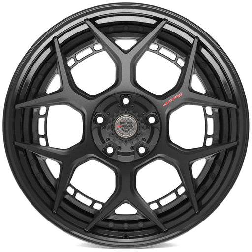 4PLAY-4PF6-Matte-Black-Center-and-Gloss-Black-Barrel-Black-22x10-87-wheels-rims-felger-FelgGiganten