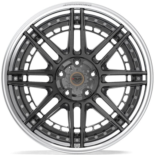 4PLAY-4PF8-Brushed-with-Tinted-Clear-Center-and-Polished-Barrel-Gunmetal-22x10-87-wheels-rims-felger-FelgGiganten