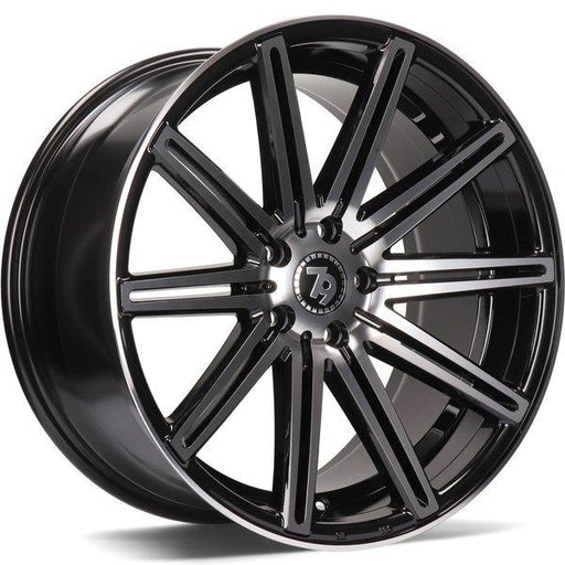 79Wheels-SV-M-Black-Front-Polished-Black-19x9.5-66.6-wheels-rims-felger-FelgGiganten