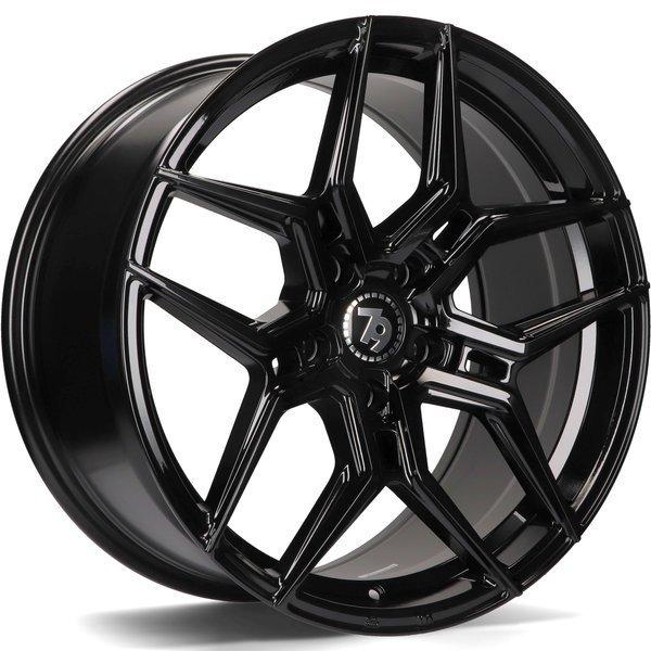 79Wheels-SV-B-Black-Glossy-Black-18x8-66.6-wheels-rims-felger-FelgGiganten