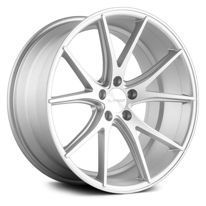 Element EL36 Silver w/ Machined Face - 20x10.5 | 5x114.3 | +42 | 73.1mm