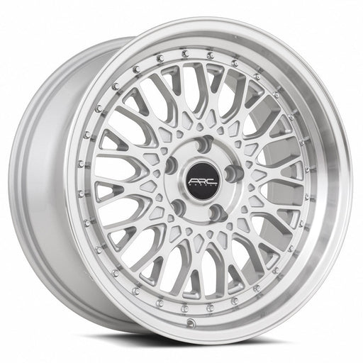 ARC-AR1-Silver-Machine-Face-Lip-Chrome-Rivet-Silver-18x8.5-73.1-wheels-rims-felger-FelgGiganten