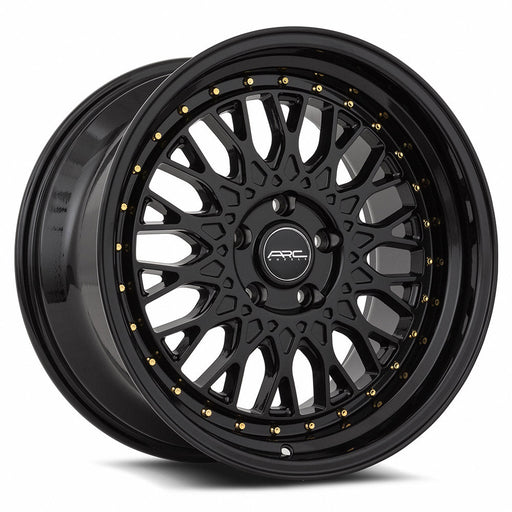 ARC-AR1-All-Black-Gold-Rivet-Black-17x9.5-73.1-wheels-rims-felger-FelgGiganten