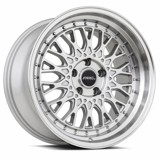 ARC-AR1-Silver-Machine-Face-Lip-Chrome-Rivet-Silver-18x9.5-73.1-wheels-rims-felger-FelgGiganten