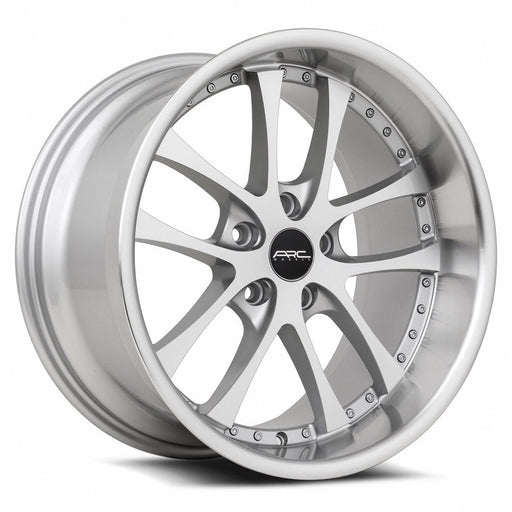 ARC-AR5-Silver-Machine-Face-Lip-Chrome-Rivet-Silver-18x9.5-73.1-wheels-rims-felger-FelgGiganten