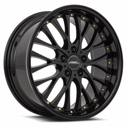 ARC-AR6-All-Black-Gold-Rivet-Black-18x8-73.1-wheels-rims-felger-FelgGiganten