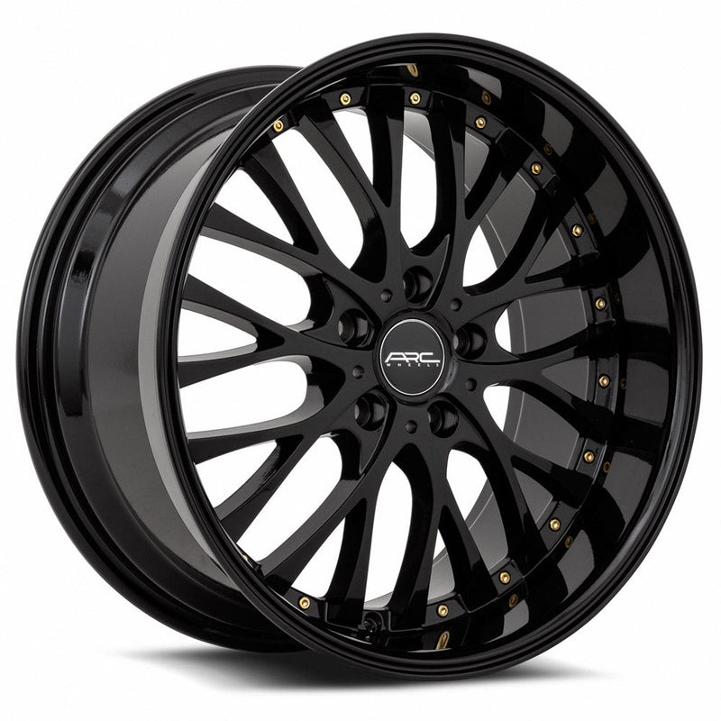 ARC-AR6-All-Black-Gold-Rivet-Black-18x9-73.1-wheels-rims-felger-FelgGiganten