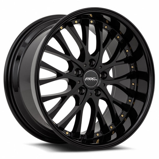 ARC-AR6-All-Black-Gold-Rivet-Black-18x9-73.1-wheels-rims-felger-FelgGiganten