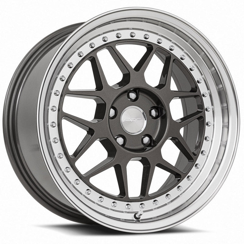 ARC-AR9-Gun-Metal-Machined-Lip-Gunmetal-18x8.5-73.1-wheels-rims-felger-FelgGiganten