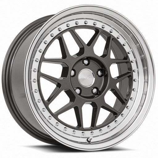 ARC-AR9-Gun-Metal-Machined-Lip-Gunmetal-18x8.5-73.1-wheels-rims-felger-FelgGiganten