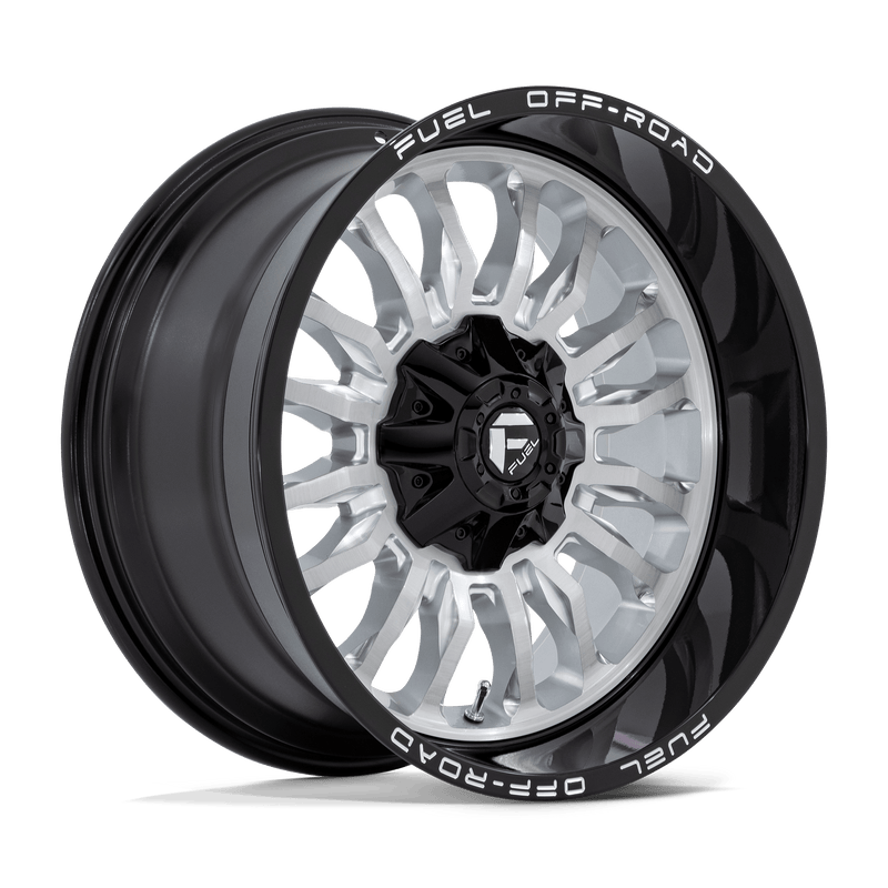 Felger-Fuel-1PC-ARC-Silver-Brushed-Face-With-Milled-Black-Lip-20x9-6x135/6x139.7-18-106.1
