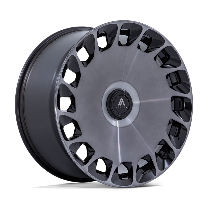 Felger-Asanti-Black-ARISTOCRAT-Gloss-Black-Machined-Face-With-Ddt-22x9-5x112/5x120-et38-74.1