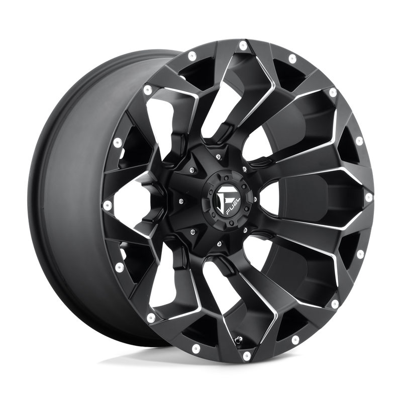 Felger-Fuel-1PC-ASSAULT-Matte-Black-Milled-20x10-5x114.3/5x127-43-78.1