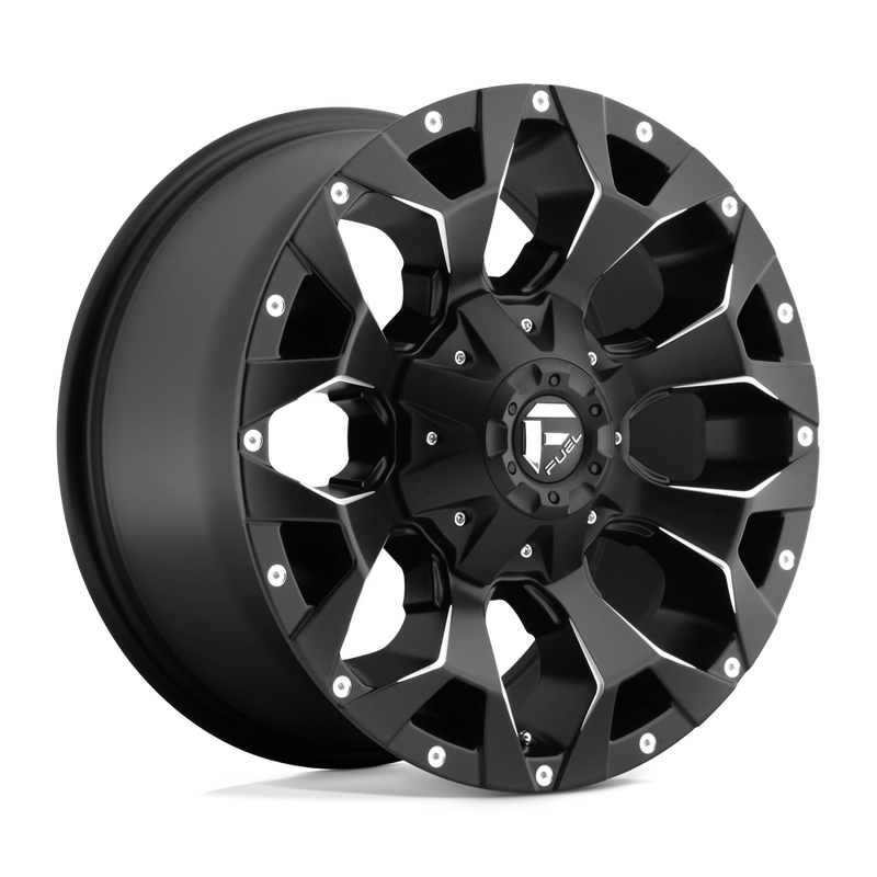 Felger-Fuel-1PC-ASSAULT-Matte-Black-Milled-17x8.5-6x135/6x139.7-et25-106.1