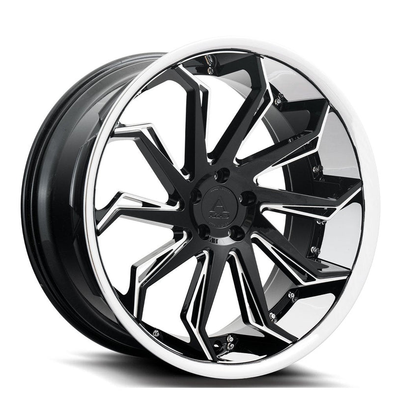 Azad-AZ1101-Gloss-Black-w/-Chrome-Lip-Black-20x9-73.1-wheels-rims-felger-FelgGiganten