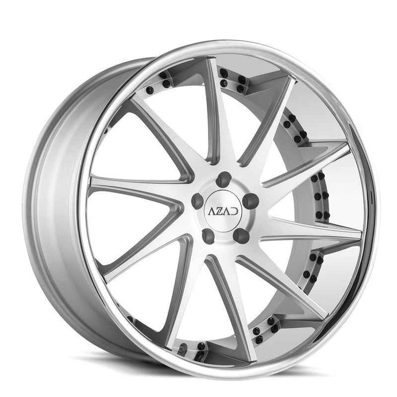 Azad-AZ23-Brushed-Silver-w/-Chrome-Lip-Silver-22x10.5-73.1-wheels-rims-felger-FelgGiganten