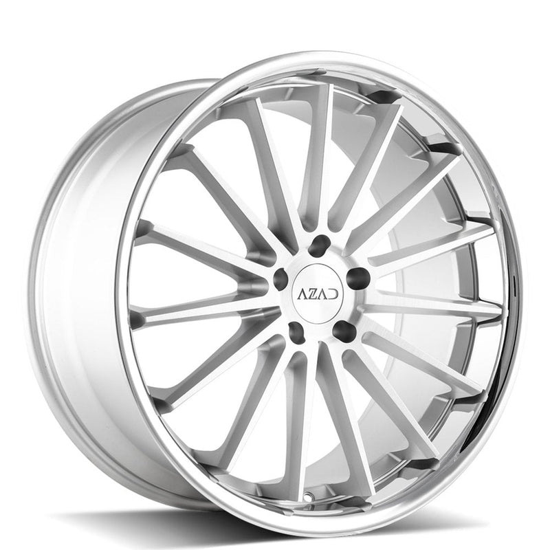 Azad-AZ24-Brushed-Silver-w/-Vhrome-Lip-Silver-22x10.5-73.1-wheels-rims-felger-FelgGiganten