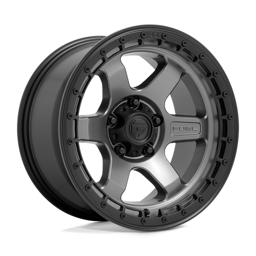 Felger-Fuel-1PC-BLOCK-Matte-Gunmetal-With-Black-Ring-18x10-6x139.7-12-106.1