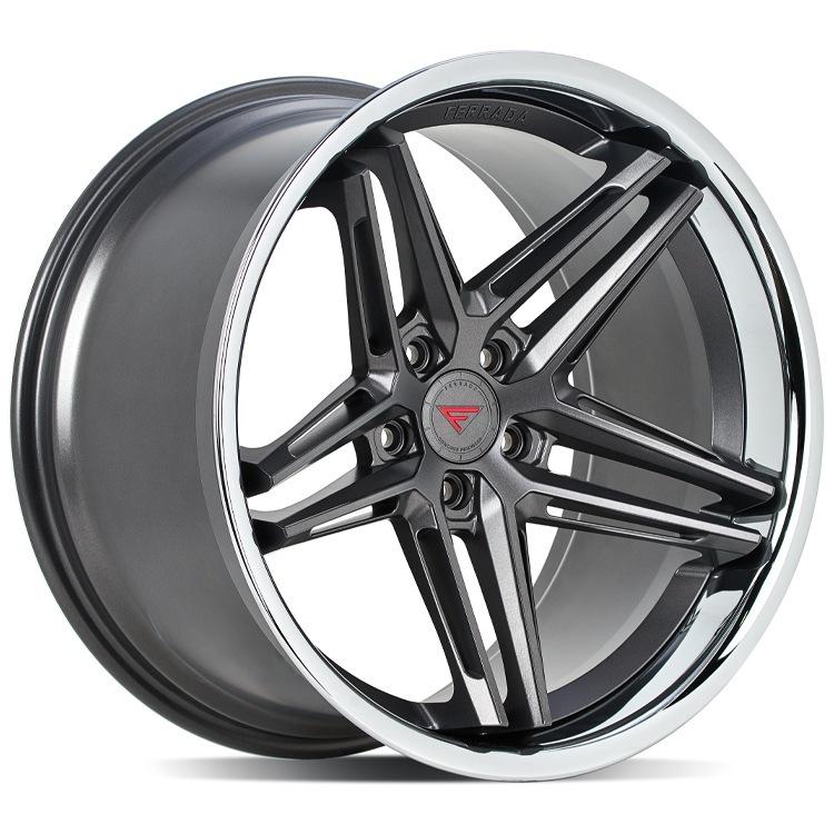 Ferrada-CM1-Matte-Graphite-/-Chrome-Lip-Black-22x11-74.1-wheels-rims-felger-FelgGiganten