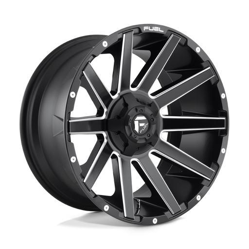 Felger-Fuel-1PC-CONTRA-Matte-Black-Milled-22x9-6x135/6x139.7-19-106.1