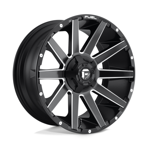 Felger-Fuel-1PC-CONTRA-Matte-Black-Milled-20x9-6x135/6x139.7-et1-106.1