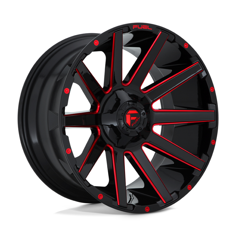 Felger-Fuel-1PC-CONTRA-Gloss-Black-Red-Tinted-Clear-18x10.5-6x135/6x139.7-12-106.1