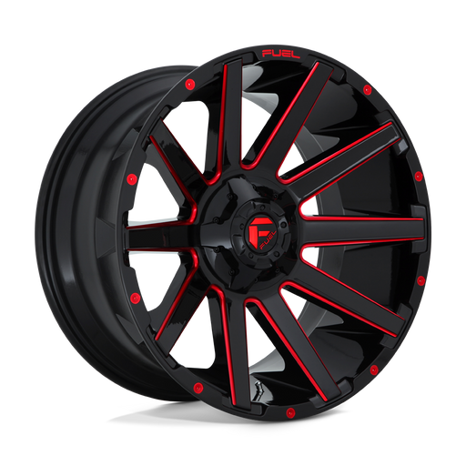 Felger-Fuel-1PC-CONTRA-Gloss-Black-Red-Tinted-Clear-18x10.5-6x135/6x139.7-12-106.1