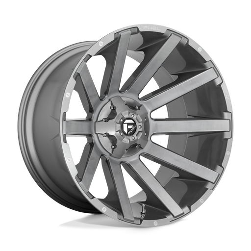 Felger-Fuel-1PC-CONTRA-PLNM-Brushed-Gun-Metal-Tinted-Clear-22x10-6x135/6x139.7-19-106.1