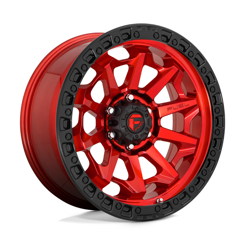 Felger-Fuel-1PC-COVERT-Candy-Red-Black-Bead-Ring-18x10-8x165.1-12-125.1