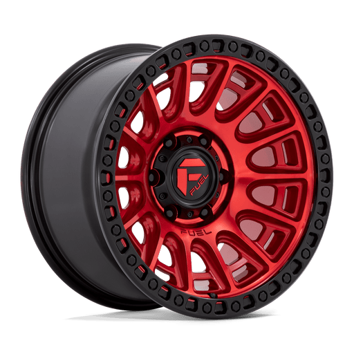Felger-Fuel-1PC-CYCLE-Candy-Red-With-Black-Ring-17x8.5-5x127-et30-71.6