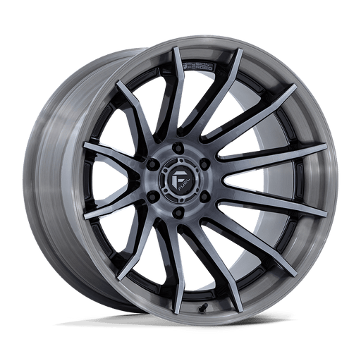 Felger-Fuel-1PC-BURN-Gloss-Black-With-Brushed-Gray-Tint-Face-&-Lip-22x-6x135-18-87.1