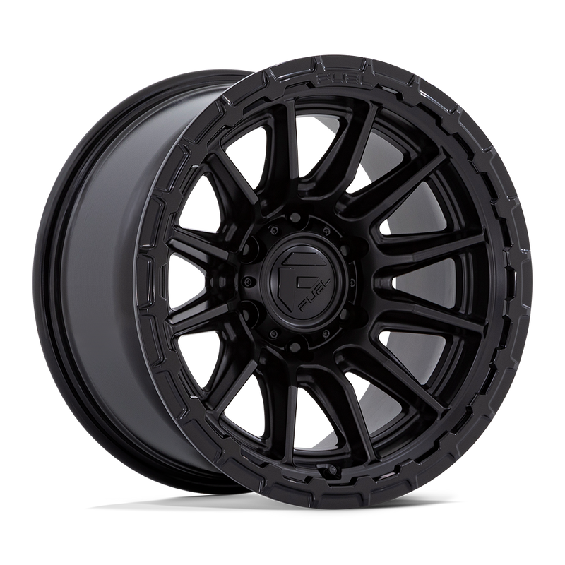 Felger-Fuel-1PC-PISTON-Blackout-W/-Gloss-Black-Lip-17x8.5-5x127-12-71.5