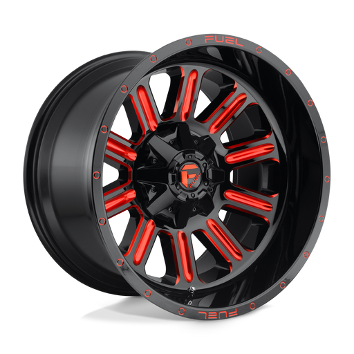 Felger-Fuel-1PC-HARDLINE-Gloss-Black-Red-Tinted-Clear-20x9.5-5x139.7/5x150-18-110.1