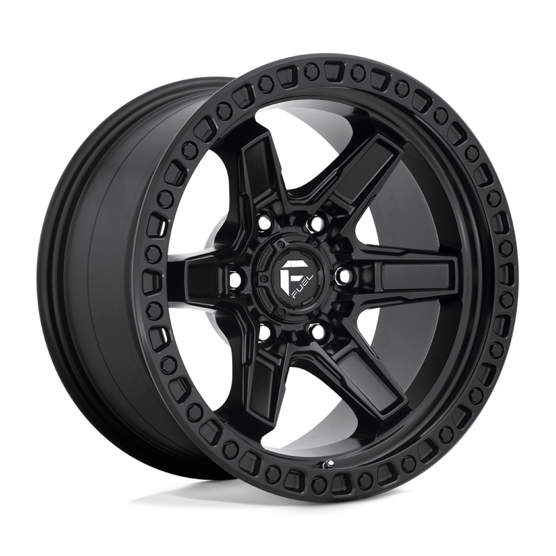 Felger-Fuel-1PC-KICKER-Matte-Black-17x9-6x139.7-et1-106.1