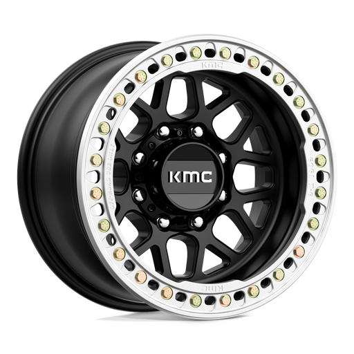 Felger-KMC-KM235-Satin-Black-17x8.5-8x165.1-38-125.1