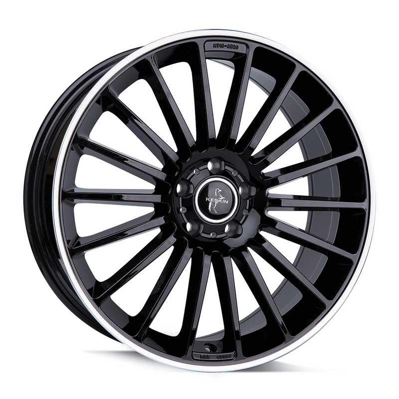 Keskin KT15 Black Lip Polish - 17x7 | 5x112 | +38 | 66.6mm