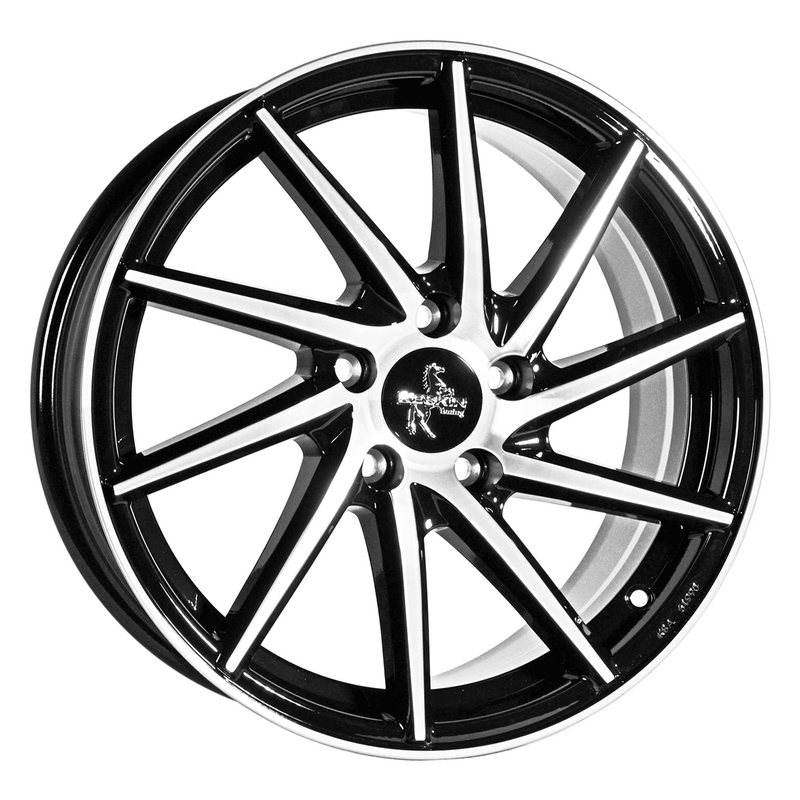 Keskin KT17S Black Front Polish - 17x7.5 | 5x112 | +50 | 66.6mm