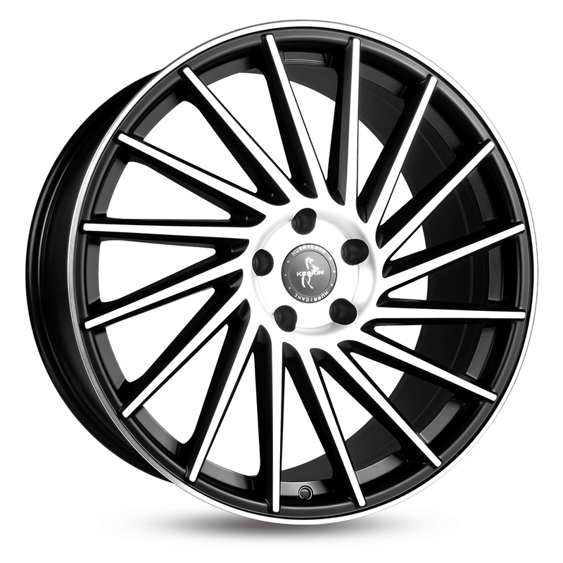 Keskin KT17 Matt Black Front Polish - 22x10 | 5x120 | +40 | 72.6mm