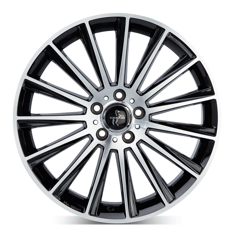 Keskin KT18 Matt Black Lip Polish - 22x10 | 5x130 | +40 | 84.1mm