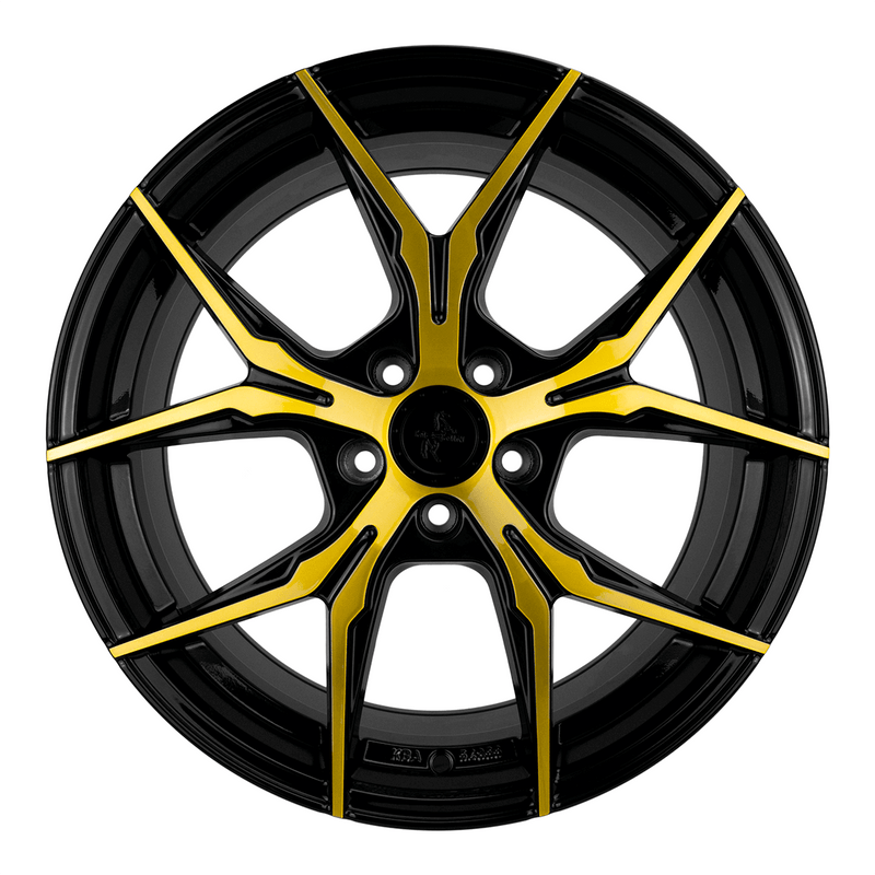 Keskin KT19N Black Front Gold - 19x8.5 | 5x108 | +45 | 72.6mm