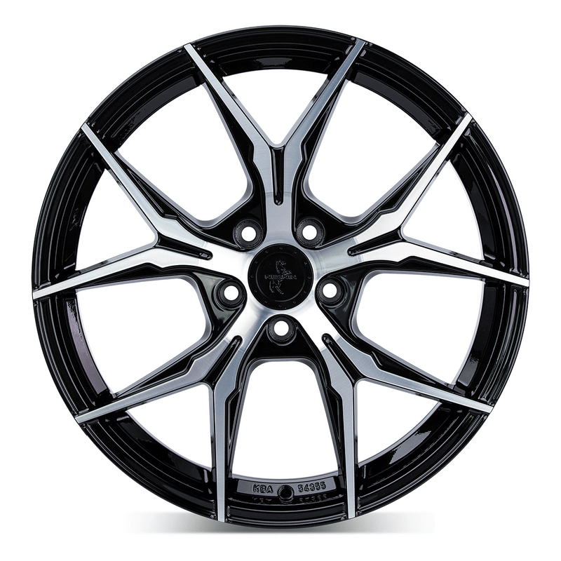 Keskin KT19N Black Front Polish - 19x8.5 | 5x120 | +35 | 72.6mm